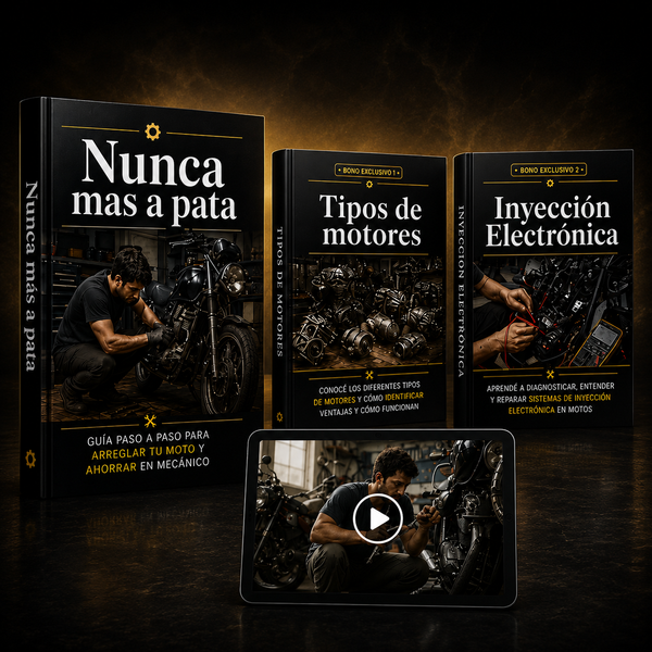 Nunca Mas a Pata Guia Paso a Paso para Arreglar Tu Moto + BONOS GRATIS
